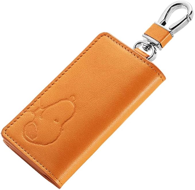 【極美品】スヌーピー　トランクケース　ハンドバッグ　レザー　革　金具　鍵付き 極美品】スヌーピー トランクケース ハンドバッグ レザー 革